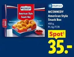 Lidl MCENNEDY American Style Snack Box tilbud