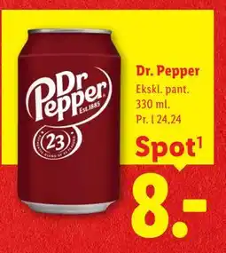 Lidl Dr. Pepper tilbud