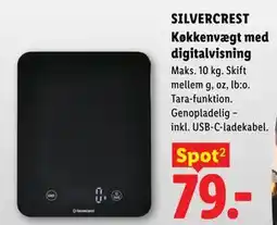 Lidl SILVERCREST Køkkenvægt med digitalvisning tilbud