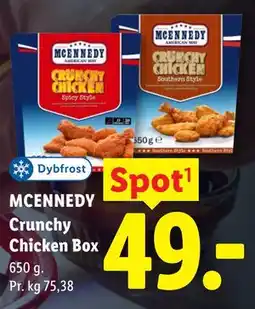 Lidl MCENNEDY Crunchy Chicken Box tilbud