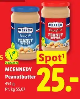 Lidl MCENNEDY Peanutbutter tilbud