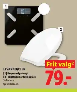 Lidl LIVARNO/CIEN Kropsanalysevægt tilbud
