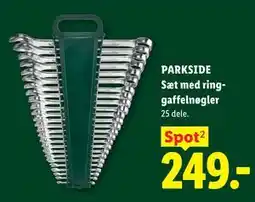 Lidl PARKSIDE Sæt med ringgaffelnøgler tilbud
