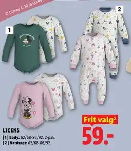 Lidl LICENS Body tilbud
