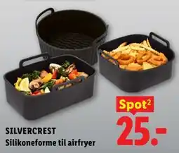 Lidl SILVERCREST Silikoneforme til airfryer tilbud