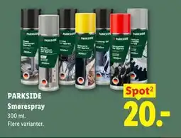 Lidl PARKSIDE Smørespray tilbud