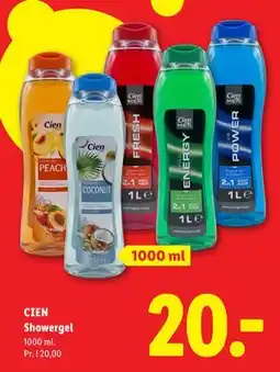 Lidl CIEN Showergel tilbud