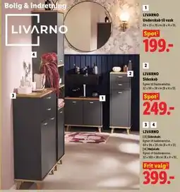 Lidl LIVARNO Sideskab tilbud