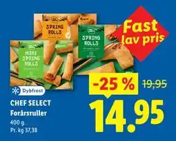 Lidl CHEF SELECT Forårsruller tilbud