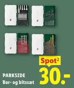 Lidl PARKSIDE Bor- og bitssæt tilbud