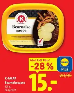 Lidl K-SALAT Bearnaisesauce, App-pris tilbud