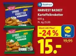 Lidl HARVEST BASKET Kartoffelkroketter, App-pris tilbud