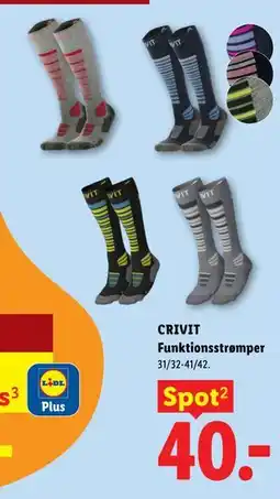 Lidl CRIVIT Funktionsstrømper tilbud