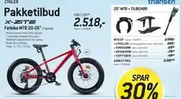 Thansen 20 MTB + TILBEHØR tilbud