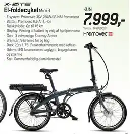 Thansen El-foldecykel tilbud