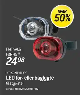 Thansen LED for- eller baglygte tilbud