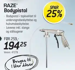 Thansen Bodypistol tilbud