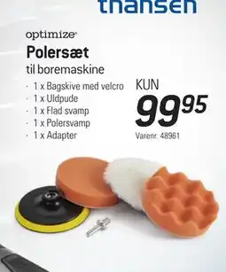 Thansen Polersæt tilbud