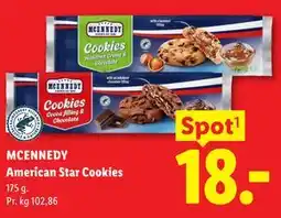 Lidl MCENNEDY American Star Cookies tilbud
