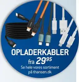 Thansen OPLADERKABLER tilbud