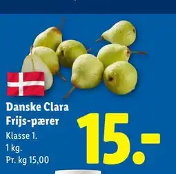 Lidl Danske Clara Frijs-pærer tilbud