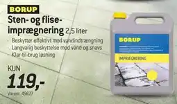 Thansen BORUP Sten- og fliseimprægnering tilbud