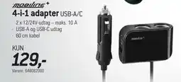 Thansen 4-i-1 adapter USB-A/C tilbud