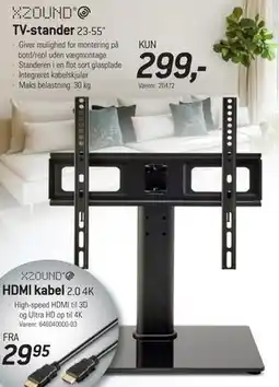 Thansen TV-stander 23-55 tilbud