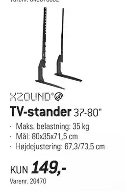 Thansen TV-stander 37-80 tilbud