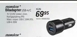Thansen Biladapter USB-A/C tilbud