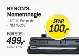 Thansen BYRON'S Momentnøgle tilbud