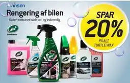 Thansen SPAR 20% PÅ ALT TURTLE WAX tilbud