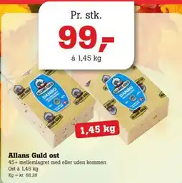Poetzsch Padborg Allans Guld ost tilbud