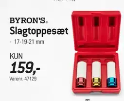 Thansen BYRON'S Slagtoppesæt tilbud