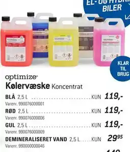 Thansen DEMINERALISERET VAND tilbud
