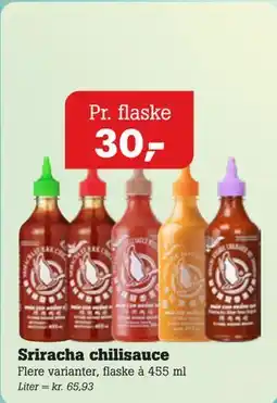 Poetzsch Padborg Sriracha chilisauce tilbud