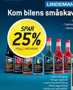 Thansen SPAR 25% PÅ ALT LINDEMANN tilbud
