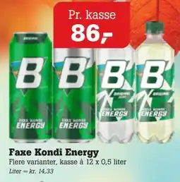 Poetzsch Padborg Faxe Kondi Energy tilbud