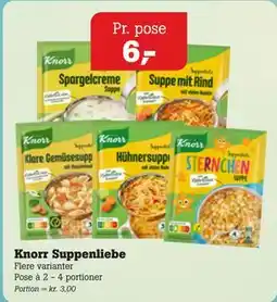 Poetzsch Padborg Knorr Suppenliebe tilbud