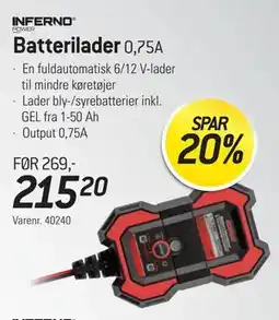 Thansen Batterilader tilbud