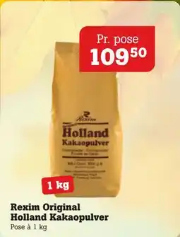 Poetzsch Padborg Rexim Original Holland Kakaopulver tilbud