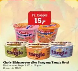 Poetzsch Padborg Choi's Bibimmyeon eller Samyang Tangle Bowl tilbud