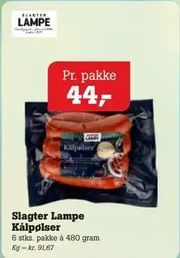 Poetzsch Padborg Slagter Lampe Kålpølser tilbud