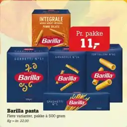 Poetzsch Padborg Barilla pasta tilbud