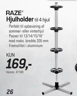 Thansen RAZE Hjulholder tilbud