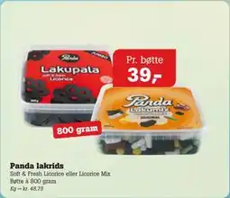Poetzsch Padborg Panda lakrids tilbud