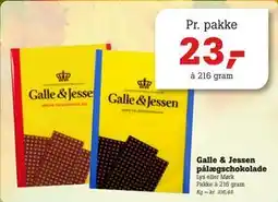 Poetzsch Padborg Galle & Jessen pålægschokolade tilbud