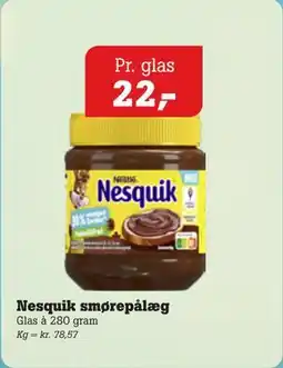 Poetzsch Padborg Nesquik smørepålæg tilbud