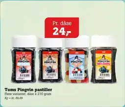 Poetzsch Padborg Toms Pingvin pastiller tilbud