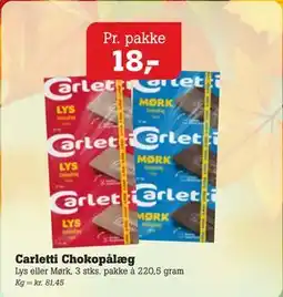 Poetzsch Padborg Carletti Chokopålæg tilbud